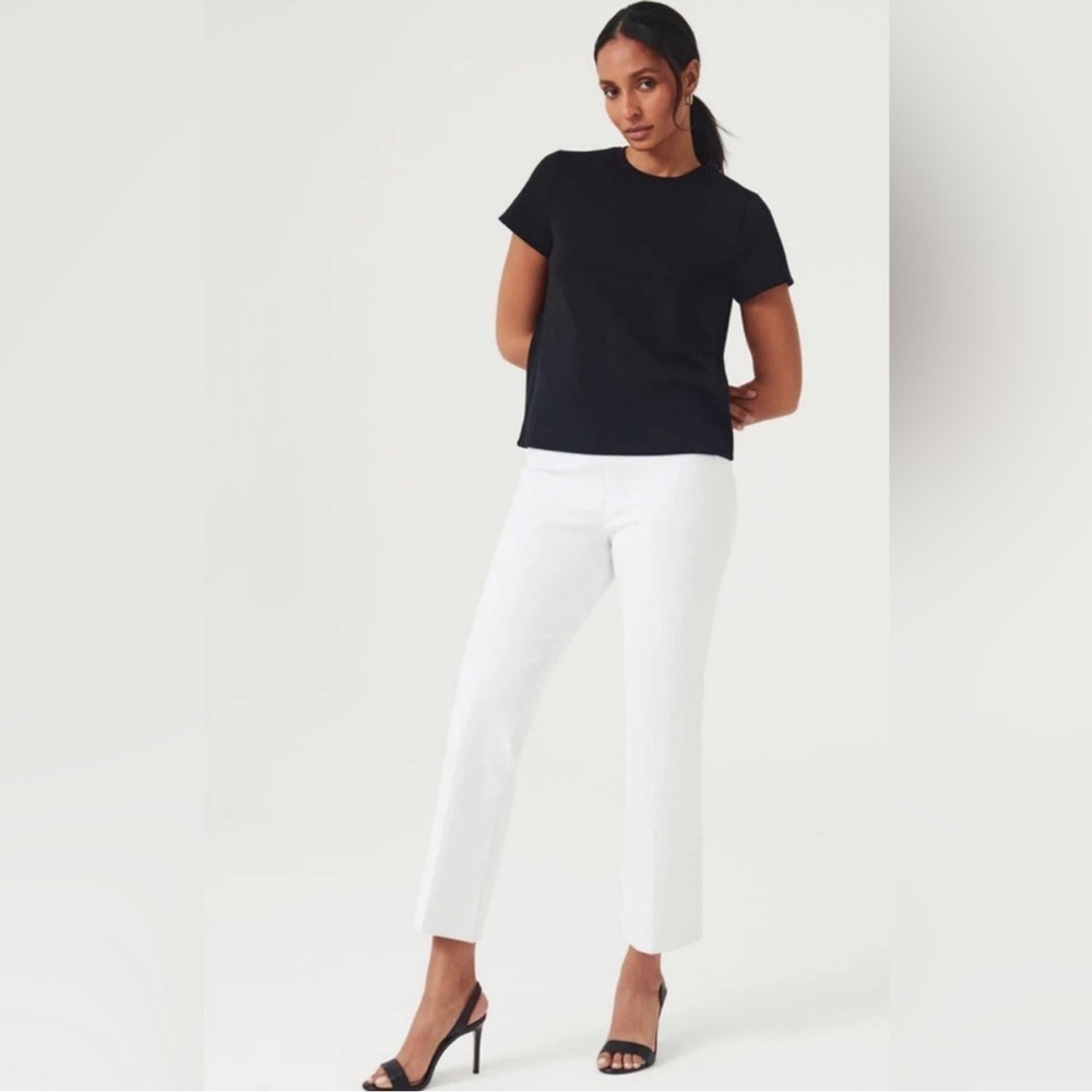Spanx On the Go Kick Flare Pants Ultimate Opacity Technology‎ 20373Q White